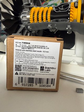 Hotend original Bambu Lab 0.2mm