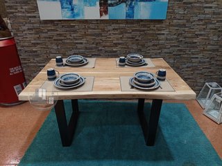 Mesa de Comedor o Cocina Acacia 160x85 cm