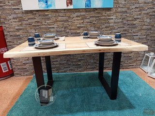 Mesa de Comedor o Cocina Acacia 160x85 cm