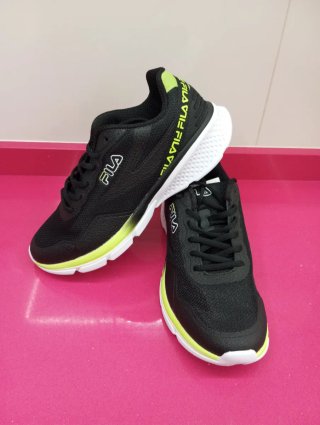 Zapatillas Fila Mujer Negras y Amarillas