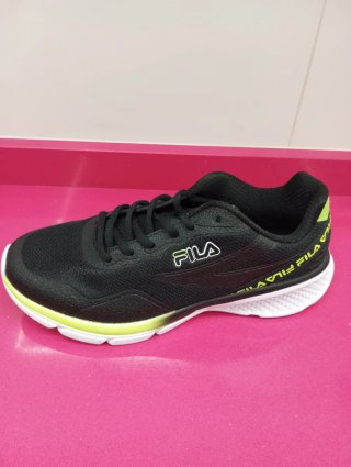 Zapatillas Fila Mujer Negras y Amarillas