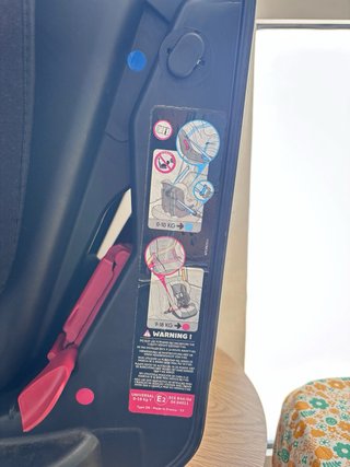 Silla de coche Ferrari roja