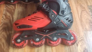 Patines Powerslide Rojos/Negros Talla 35-38