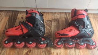 Patines Powerslide Rojos/Negros Talla 35-38