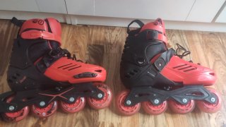 Patines Powerslide Rojos/Negros Talla 35-38
