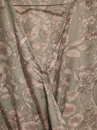 Pijama fresco floral talla XL