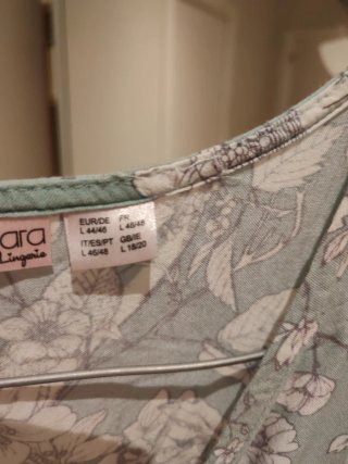 Pijama fresco floral talla XL