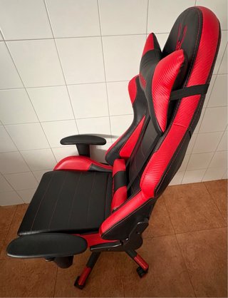 Silla Gaming Stinger Negra y Roja
