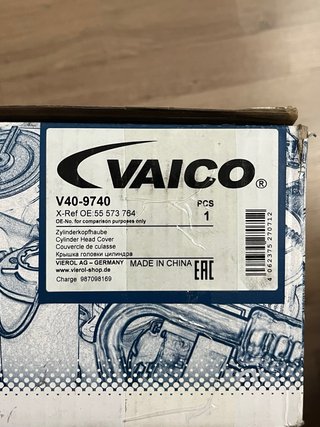 Tapa Balancines + Válvula PCV V40-9740
