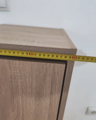 Mueble auxiliar madera baño