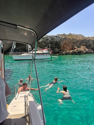 Barco Ibiza (sunset en beso beach salines)
