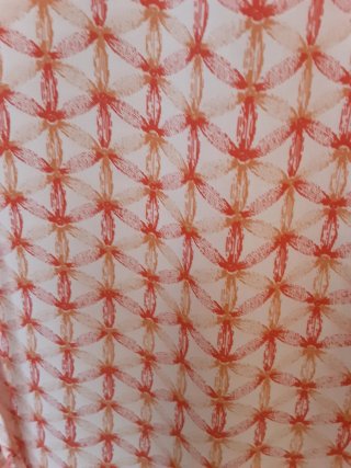 Camisa Mademoiselle R naranja y rosa