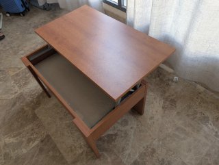 Mesa de salón plegable madera