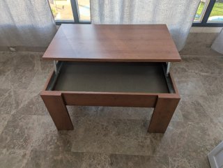 Mesa de salón plegable madera