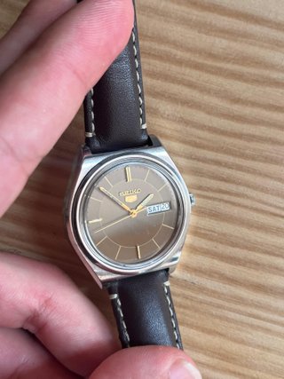 Seiko 5 Automatic 6309-8890 Beige/Oro