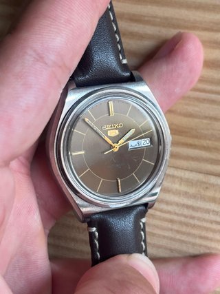 Seiko 5 Automatic 6309-8890 Beige/Oro