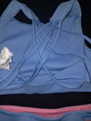 Conjunto deportivo niña azul
