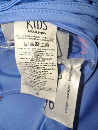 Conjunto deportivo niña azul