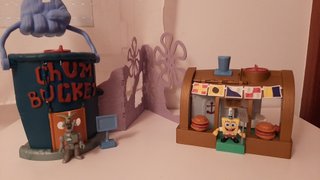Bob Esponja: Crustáceo Crujiente y Cubo Cebo