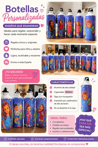 Botellas de agua personalizadas