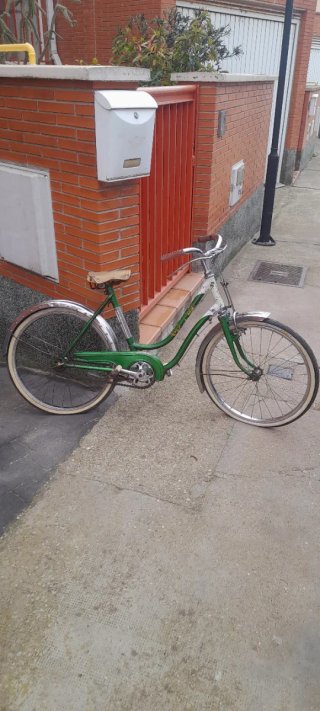 Bicicleta Súper Cil Clásica Verde de niño