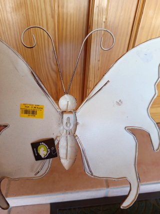 Lote 4 Mariposas Decorativas Metal
