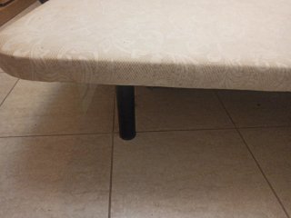 Base tapizada 150cm beige
