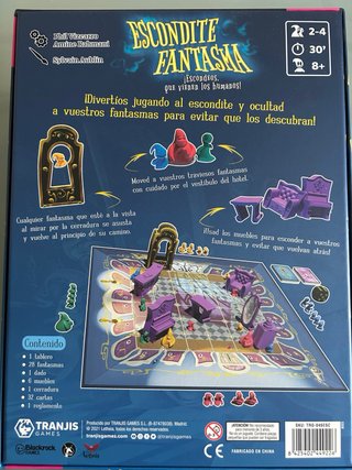 Escondite Fantasma Juego de Mesa Tranjis