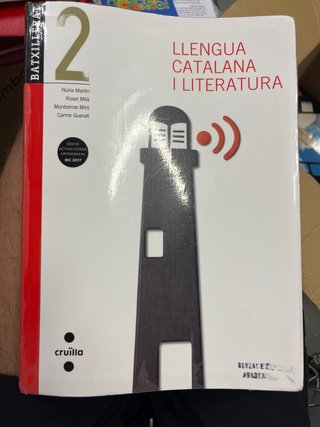 Llengua catalana i literatura, 2 Batxillerat