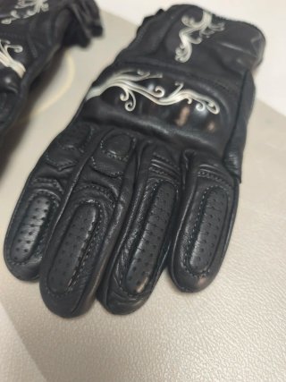Guantes de moto de cuero