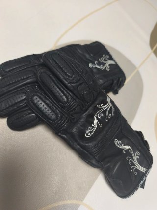 Guantes de moto de cuero