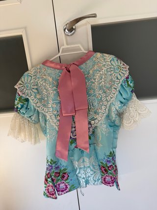 Traje de Fallera Azul Claro Talla S/M