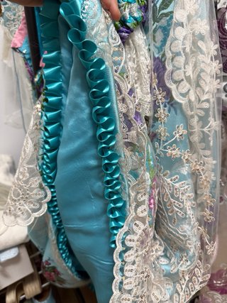 Traje de Fallera Azul Claro Talla S/M