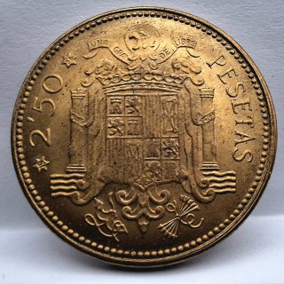2.50 Pesetas 1953 Estrella 56 SC