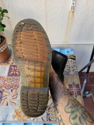 Botas Dr. Martens Altas Negras Sin Uso
