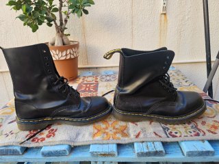 Botas Dr. Martens Altas Negras Sin Uso