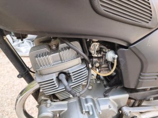 Moto 125cc Negra clipic radar 125