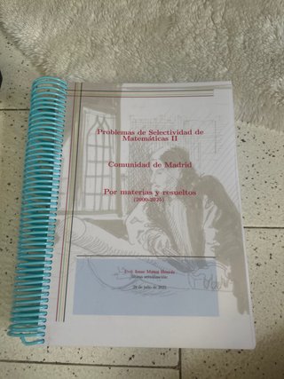 libro problemas de selectividad matematicas II