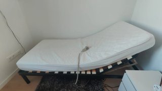 Cama  eléctrica individual + colchón de látex