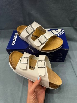Birkenstock ciabatte bianche