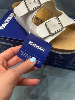 Birkenstock ciabatte bianche