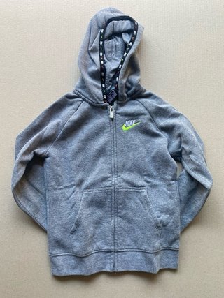 Felpa Nike 5/6 anni Grigia
