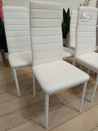 Pack de 6 Sillas- Polipiel y Metal
