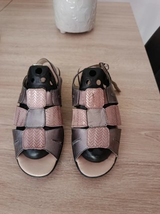 Sandalias piel cómodas talla 39