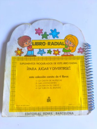 Antiguo cuento troquelado pop up La vuelta al mund
