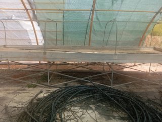 Mesa de cultivo hidropónico