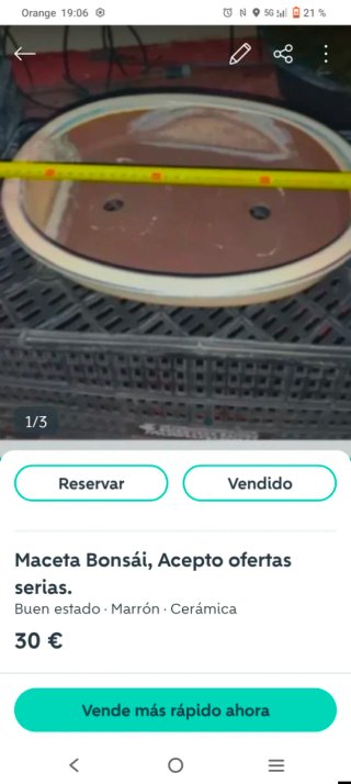 Macetas bonsai cerámica
