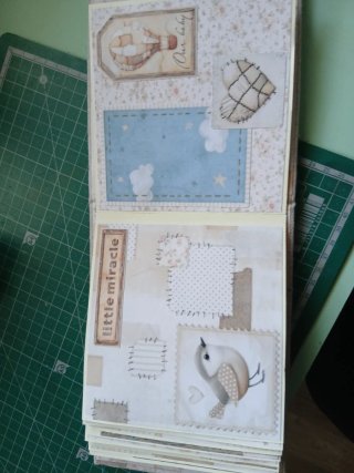 Álbum de bebé scrapbooking