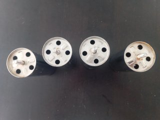 Juego de 4 Patas  Metal Cromado sofá muebles