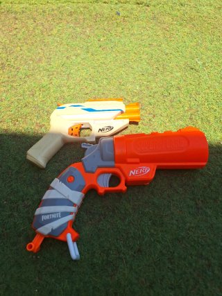 Pistolas Nerf Fortnite y Super Flare